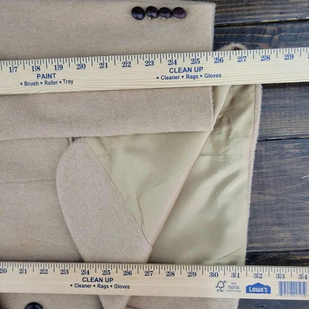 Crop & Saddle Men's Sport Coat Blazer Two Button‎ Beige Camel Hair Size 46R